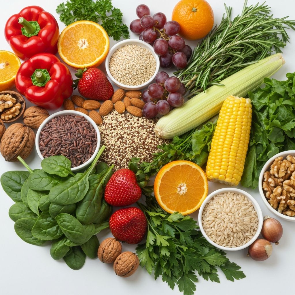 Balanced nutrition and healthy foods